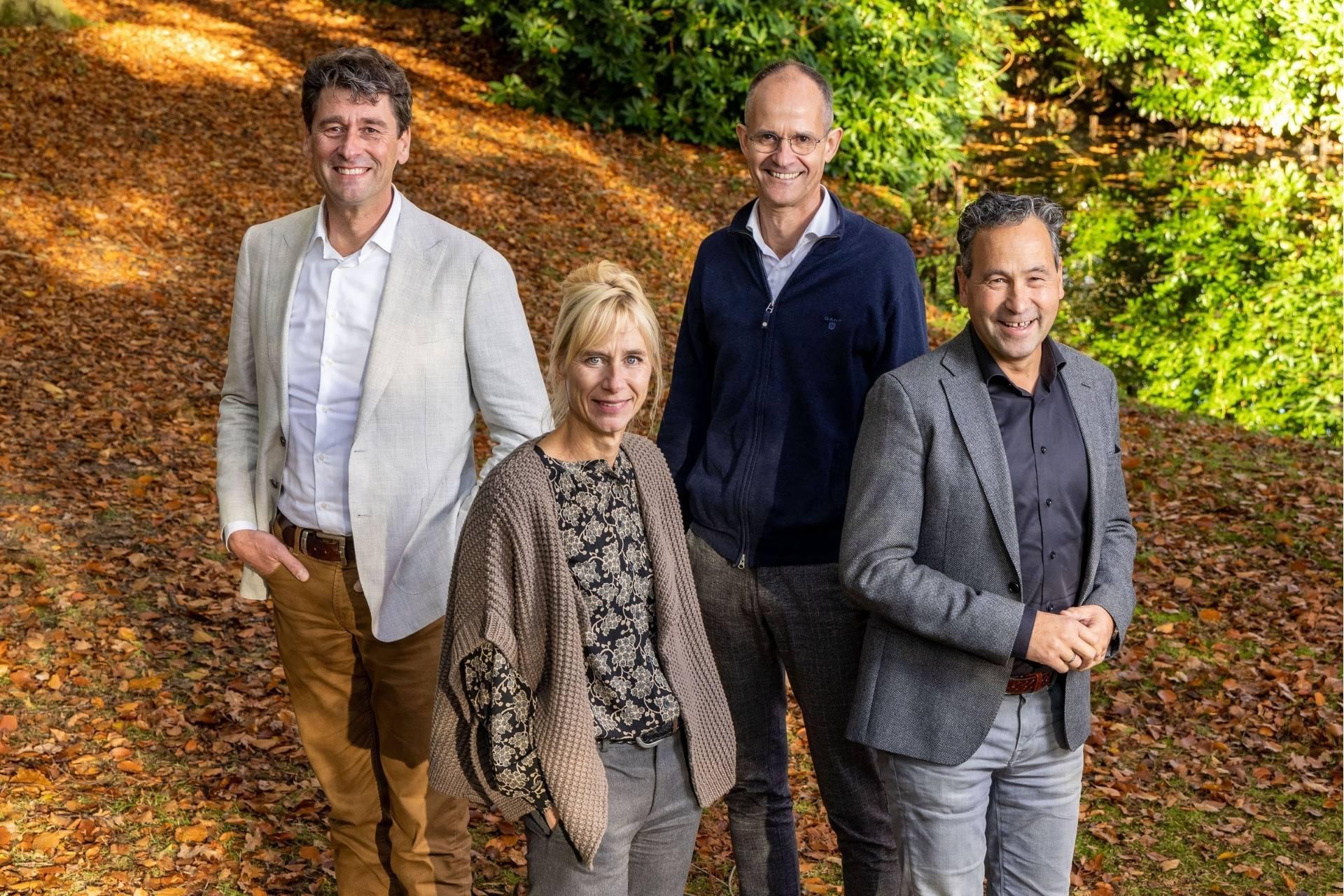 Wim ter Mate, Paul Hilhorst, Jantien Martin en Erik Koenders